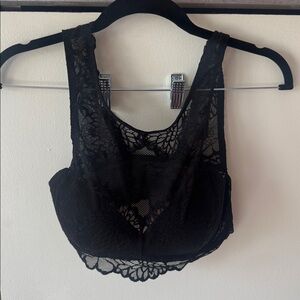 PINK Victoria's Secret Black Lace Bralette